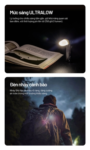 NITECORE EDC09 – Đèn pin EDC xoay đầu đa năng sáng 1600 lm 3 nhiệt màu sáng CRI