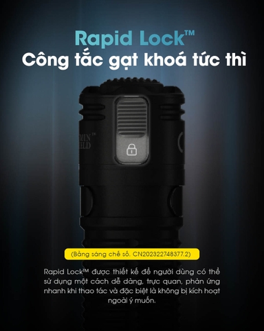 Đèn pin NITECORE EDC31 sáng 3500 Lumens chiếu xa 380m nhỏ gọn kiêm tác chiến