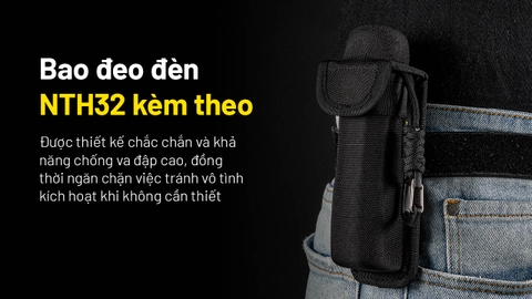Đèn pin NITECORE EDC35 độ sáng 5000 lumen chiếu xa 550m pin 21700 cổng sạc USB-C