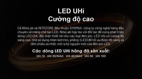 Đèn pin NITECORE EDC35 độ sáng 5000 lumen chiếu xa 550m pin 21700 cổng sạc USB-C