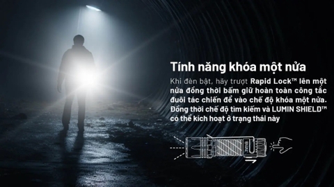 Đèn pin NITECORE EDC35 độ sáng 5000 lumen chiếu xa 550m pin 21700 cổng sạc USB-C