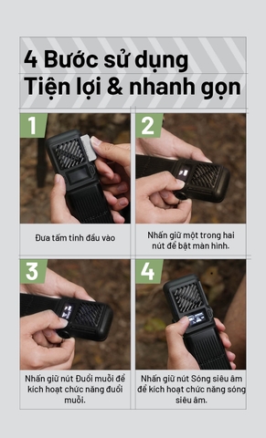 Nitecore EMR25 – Thiết bị đuổi muỗi điện tử đa năng, pin 12.000mAh có PowerBank