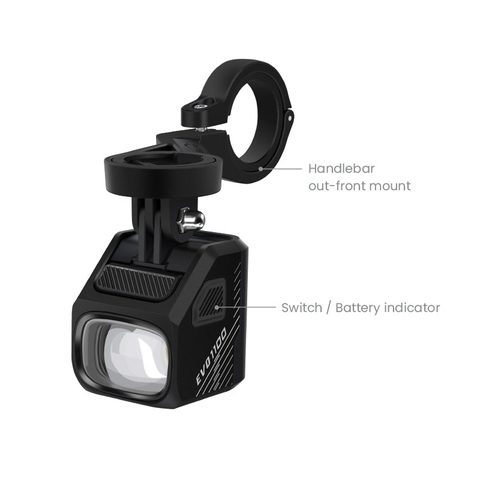 Đèn xe đạp MAGICSHINE EVO 1100 sáng 1100 lumens pin 1800mAh 114g cắt vạch chống chói