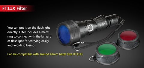 Kính lọc màu KLARUS FT11X - dùng cho XT11X
