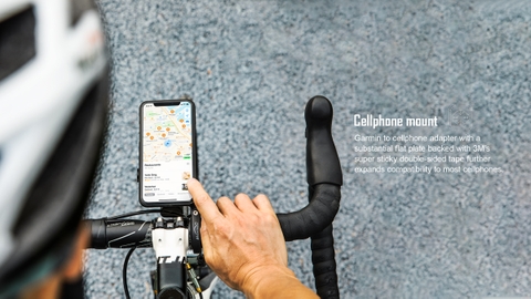 Gá xe đạp đa năng MAGICSHINE TTA v2 hỗ trợ tương thích đồng hồ Garmin, Wahoo, Polar, và Bryton, có thể treo Gopro và tất cả đèn xe đạp Magicshine