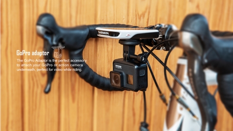 Gá xe đạp đa năng MAGICSHINE TTA v2 hỗ trợ tương thích đồng hồ Garmin, Wahoo, Polar, và Bryton, có thể treo Gopro và tất cả đèn xe đạp Magicshine