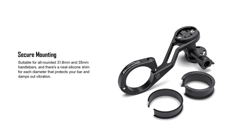 Gá xe đạp đa năng MAGICSHINE TTA v2 hỗ trợ tương thích đồng hồ Garmin, Wahoo, Polar, và Bryton, có thể treo Gopro và tất cả đèn xe đạp Magicshine