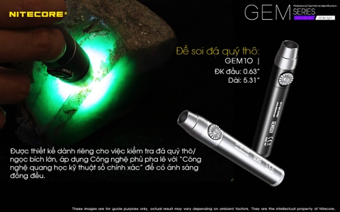Đèn pin soi đá quý NITECORE GEM