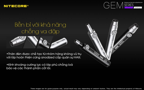 Đèn pin soi đá quý NITECORE GEM