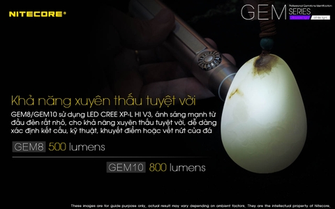 Đèn pin soi đá quý NITECORE GEM