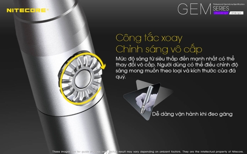 Đèn pin soi đá quý NITECORE GEM