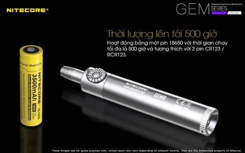 Đèn pin soi đá quý NITECORE GEM