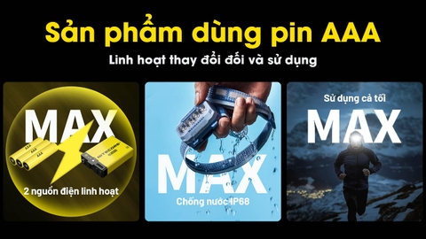 Đèn Pin Đội Đầu NITECORE HA23 UHE - 600lm, Siêu Nhẹ, Pin AAA