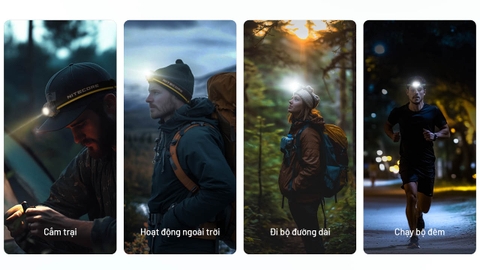 Đèn Pin Đội Đầu NITECORE HA23 UHE - 600lm, Siêu Nhẹ, Pin AAA