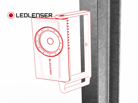 Đèn pin công nghiệp LEDLENSER IF8R độ sáng 4500 lumen sử dụng 3 pin 21700 12000mAh cổng sạc USB-C