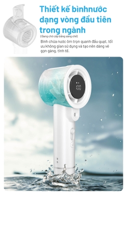 Nitecore izzCool™ 20 Pro – Quạt hơi nước mini công suất 7W