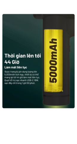 Nitecore izzCool™ 20 Pro – Quạt hơi nước mini công suất 7W