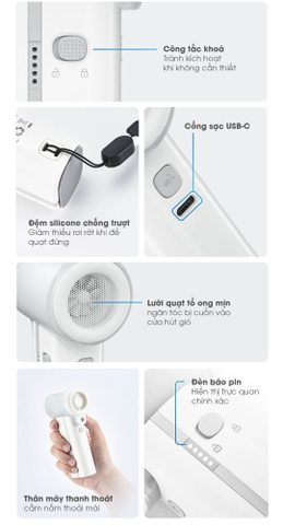 NITECORE izzCool 40 – Quạt hơi nước cầm tay mini 5W