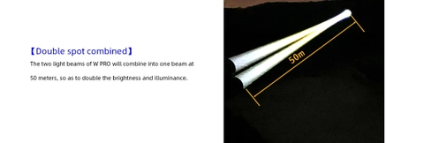 Đèn laser trắng MAXTOCH OWLEYES W PRO V2.0 Diamond tầm chiếu siêu xa 4500m độ sáng 1200 lumen pack pin liền thân kèm theo
