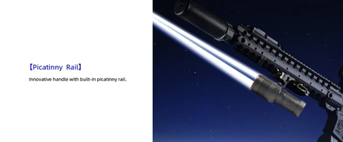 Đèn laser trắng MAXTOCH OWLEYES W PRO V2.0 Diamond tầm chiếu siêu xa 4500m độ sáng 1200 lumen pack pin liền thân kèm theo