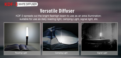 KLARUS KDF-3 - Tản sáng trắng dành cho XT21C, XT21X PRO