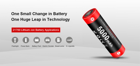 Pin sạc cao cấp KLARUS 21700 dung lượng 5000mAh