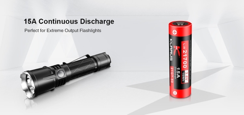 Pin sạc cao cấp KLARUS 21700 dung lượng 5000mAh