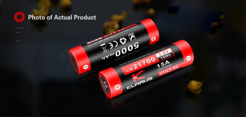 Pin sạc cao cấp KLARUS 21700 dung lượng 5000mAh