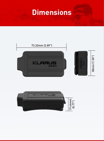 Hộp pin sạc KLARUS B33A