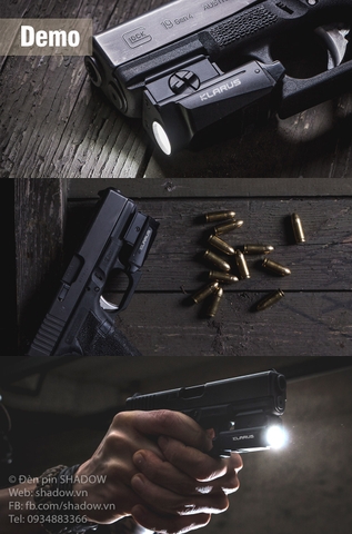 Phụ kiện chuyên dụng KLARUS GL1 sáng 600 lumen chiếu xa 83m