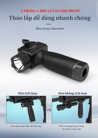 Phụ kiện chuyên dụng KLARUS VGL1 sáng 1000 lumen chiếu xa 273m