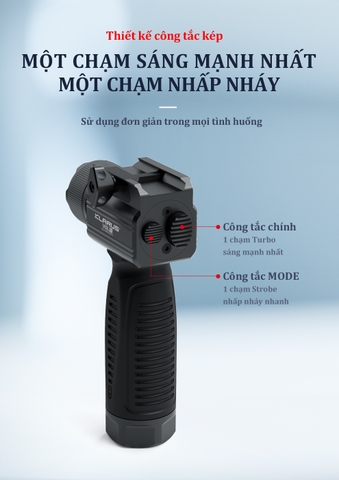 Phụ kiện chuyên dụng KLARUS VGL1 sáng 1000 lumen chiếu xa 273m