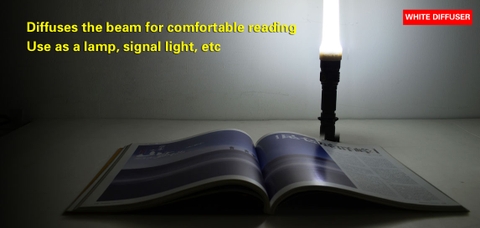 Tản sáng trắng KLARUS KDF1 (silicon) - tương thích với XT11, XT11GT, XT11S, A1