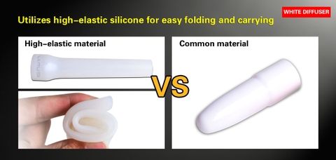 Tản sáng trắng KLARUS KDF1 (silicon) - tương thích với XT11, XT11GT, XT11S, A1