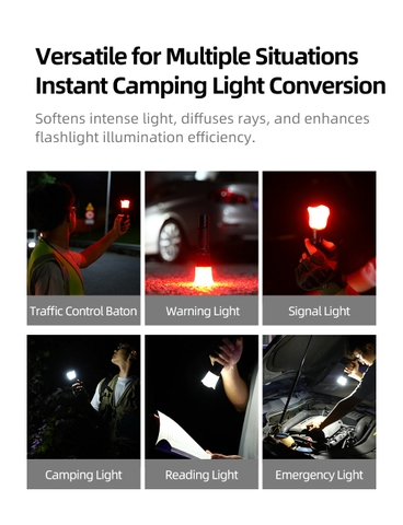 Tản sáng KLARUS KTW-5 màu trắng màu đỏ