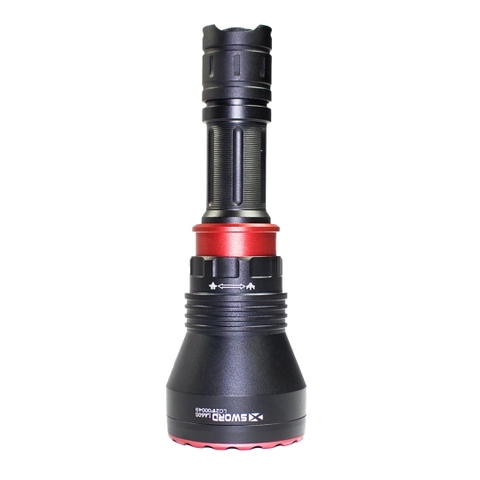 Đèn zoom laser trắng MAXTOCH LA60S tầm chiếu xa 2800m độ sáng 500 lumen sử dụng 1 pin Li-ion 21700 5000 mAh kèm theo
