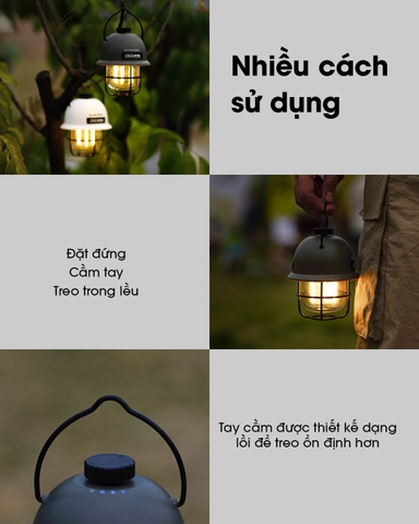 Đèn pin cắm trại NITECORE LR40 sáng 100 lumen pin 4000mAh Powerbank