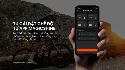 Đèn xe đạp Magicshine HORI 900 – 900 lumen thiết kế khí động học