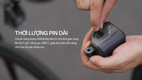 Đèn xe đạp MAGICSHINE EVO 1700SD sáng 1700 lumen pin 4000mAh hỗ trợ Shimano Di2