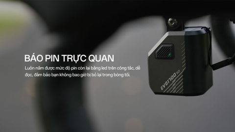 Đèn xe đạp MAGICSHINE EVO 1700SD sáng 1700 lumen pin 4000mAh hỗ trợ Shimano Di2