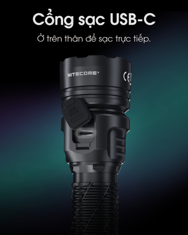 Đèn pin chiếu xa NITECORE MH25 PRO sáng 3.300 lumens chiếu xa 705m pin sạc 21700 5300mAh USB-C