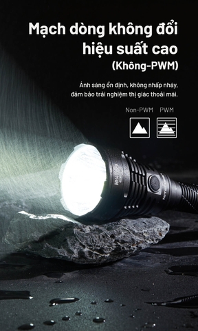 Đèn pin chiếu xa NITECORE MH40 Pro sáng 3500 lumen chiếu xa 1300m pin 10000mAh công tắc remote không dây
