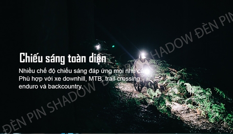 Đèn xe đạp MAGICSHINE MONTEER 8000S V2.0 độ sáng 8000 lumen pin 7.2V 10000mAh