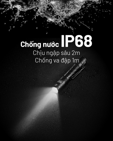 Đèn pin mini NITECORE MT2A Pro sáng 1000 lm chiếu xa 255m pin sạc dung lượng 1.600mAh USB-C