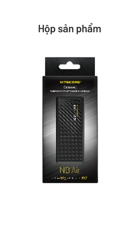 Sạc dự phòng NITECORE NB AIR 5000mAh siêu nhỏ, nhẹ chống nước