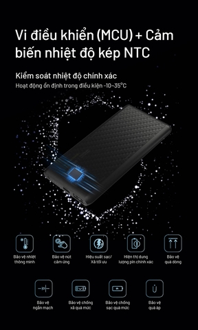 NITECORE NB Plus – Sạc dự phòng sợi carbon 10.000mAh, siêu nhẹ 155g