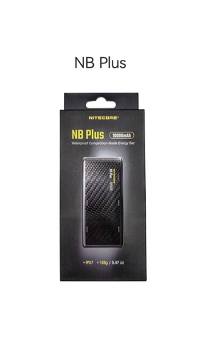 NITECORE NB Plus – Sạc dự phòng sợi carbon 10.000mAh, siêu nhẹ 155g