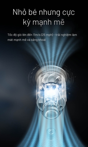 NITECORE NEF01 – Quạt cầm tay mini tốc độ cao, pin 4.000 mAh, 5 tốc độ gió