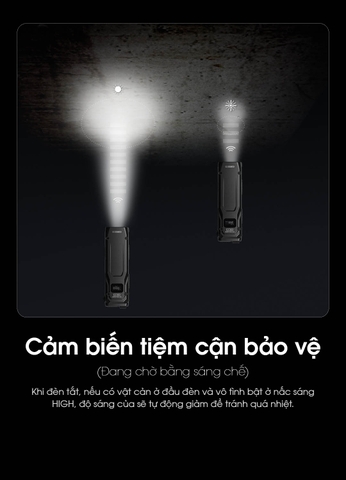 Đèn pin Nitecore EDC23 nhỏ gọn chiến thuật sáng 2500 lumen chiếu xa 280m
