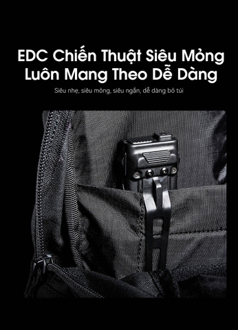 Đèn pin Nitecore EDC23 nhỏ gọn chiến thuật sáng 2500 lumen chiếu xa 280m